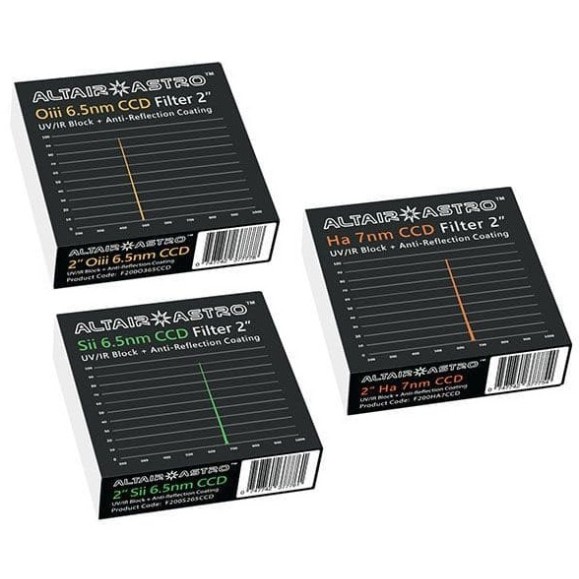 ALTAIR F200O365CCD 2" OIII 6.5nm narrow band filter