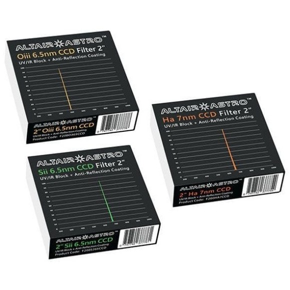 ALTAIR F200S265CCD 2" 6.5 nm SII narrowband filter