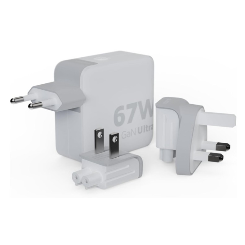 Travel charger + USB-C PD cable white...