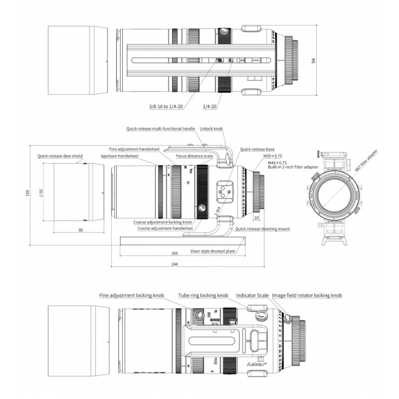 Astrograph ASKAR SQA55 264mm F/4.8