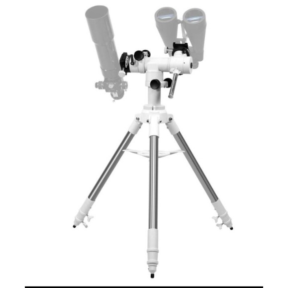 Mount Omegon Twinmaster AZ with stainless steel tripod