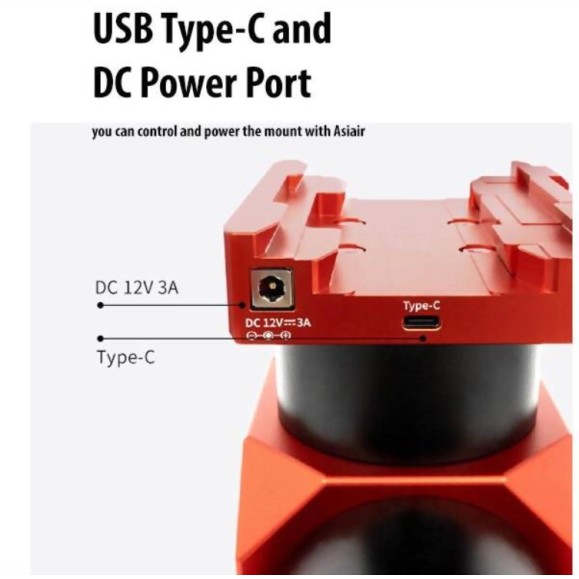 Equatorial harmonic mount ZWO AM5N Gen.2 with tripod TC40