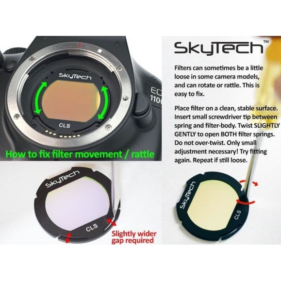 ALTAIR SkyTech QuadBand 2" Light Pollution CLIP filter for CANON EOS cameras
