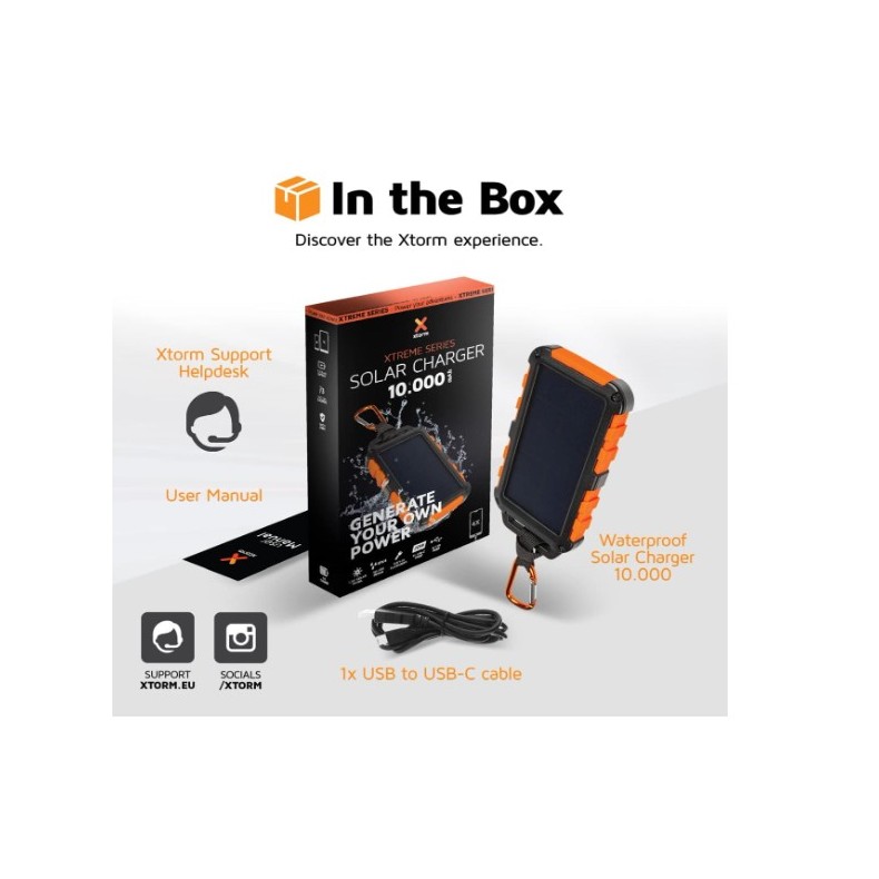 Solar charger - XTORM Xtreme Solar... Solar charger - XTORM Xtreme Solar...