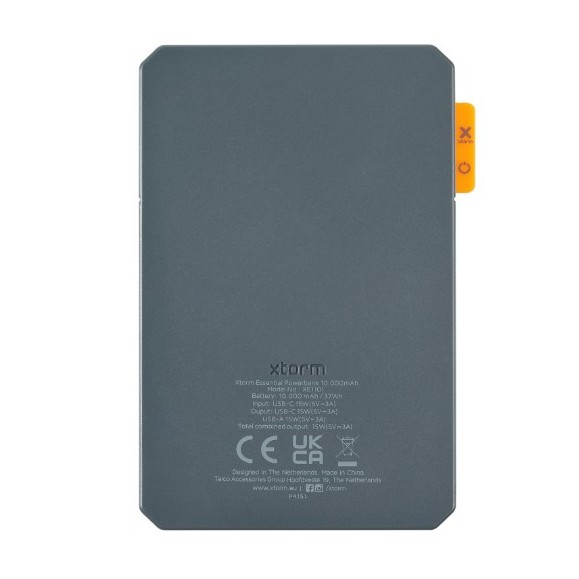 Powerbank - XTORM Essential power pack 10,000 Charcoal Grey