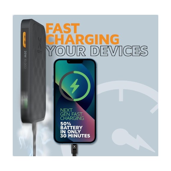 Powerbank - XTORM 20W Fuel Series Power pack 10.000 Black