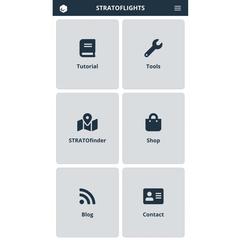 Large stratospheric balloon probe kit...