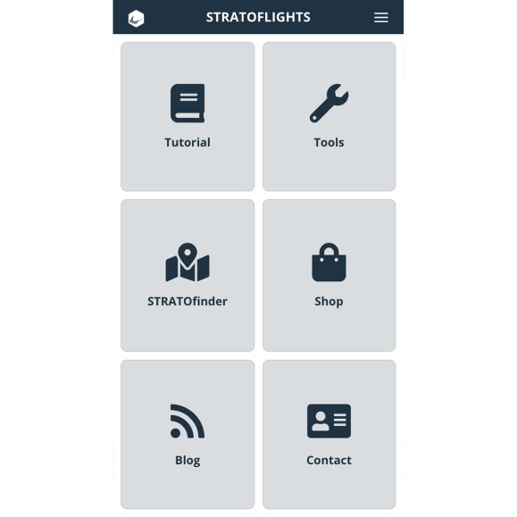 Large stratospheric balloon probe kit with space camera, 64GB micro SD card and datalogger