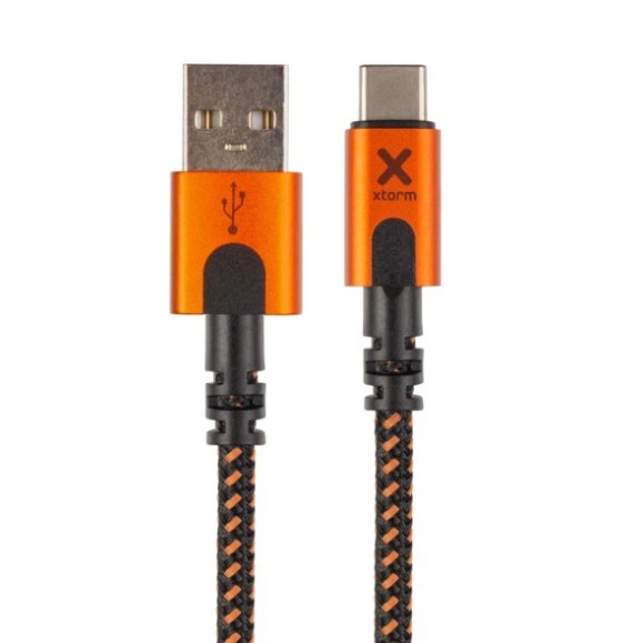 USB to USB-C Cable XTORM Xtreme 1.5 m Black/Orange
