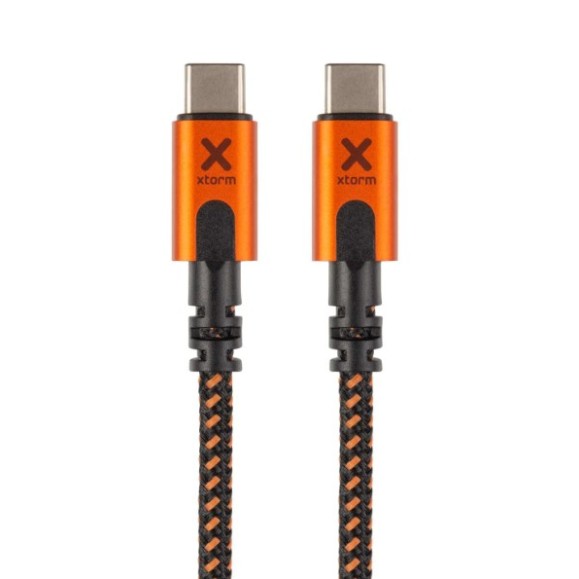 XTORM XTREME 1.5 m USB-C PD Cable Black/Orange