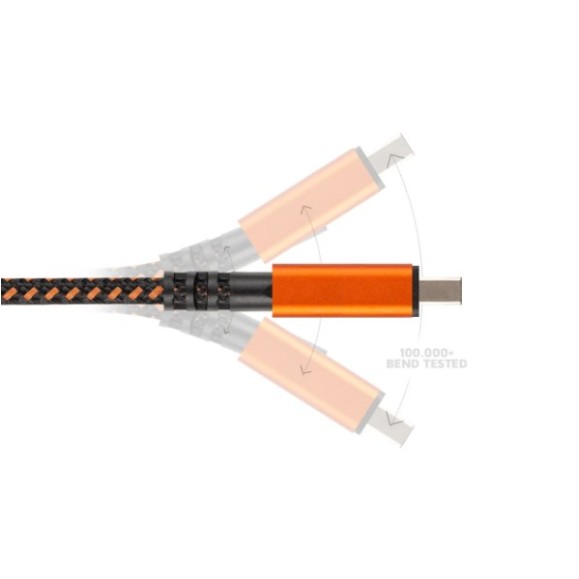 XTORM XTREME 1.5 m USB-C PD Cable Black/Orange