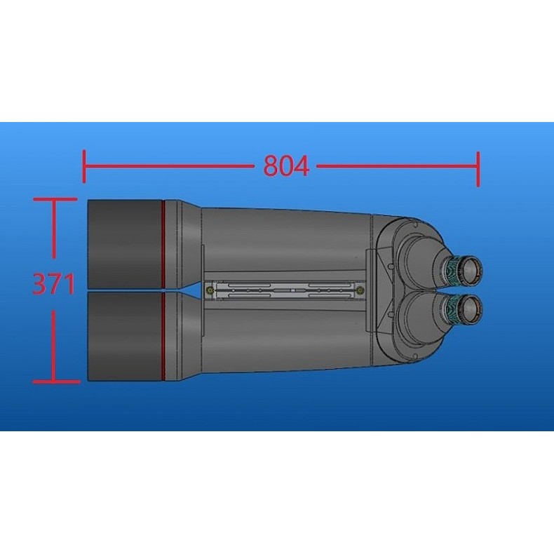 Binoculars APM 150 mm 45° ED APO with...