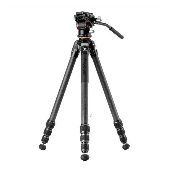 VANGUARD VEO 5 KIT 264CV14 carbon tripod with offset video head for cameras, lenses and smartphones