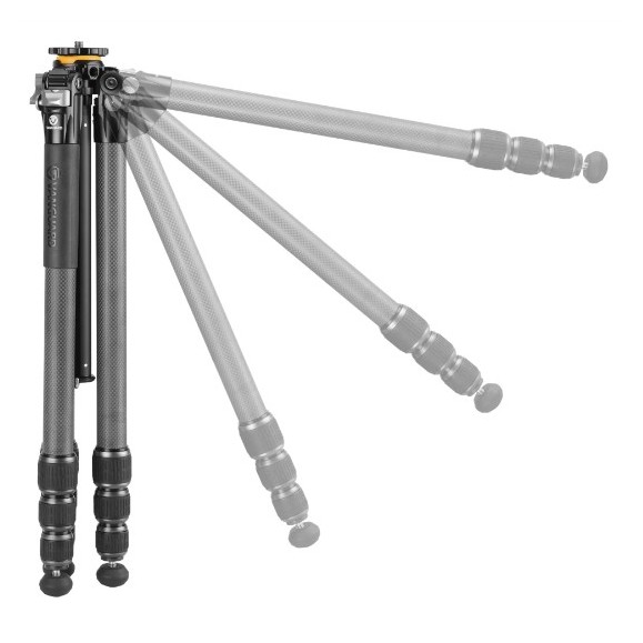 VANGUARD VEO 5 KIT 264CV14 carbon tripod with offset video head for cameras, lenses and smartphones