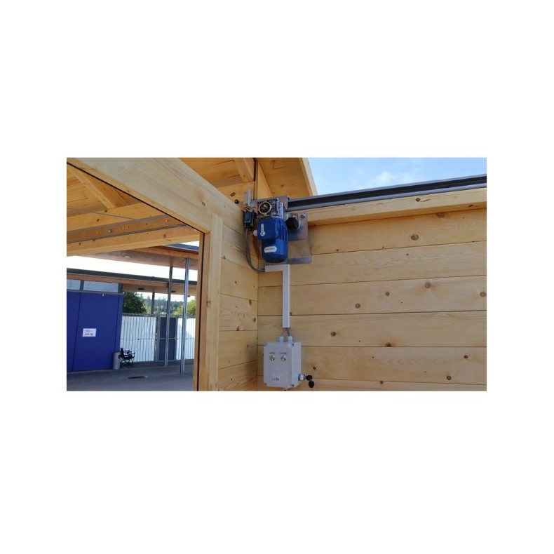 Wooden sliding roof observatory Dome...