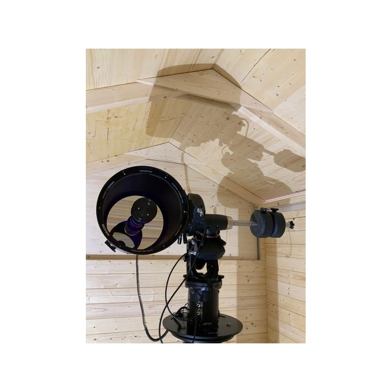 Dome Part Optical wooden sliding roof...