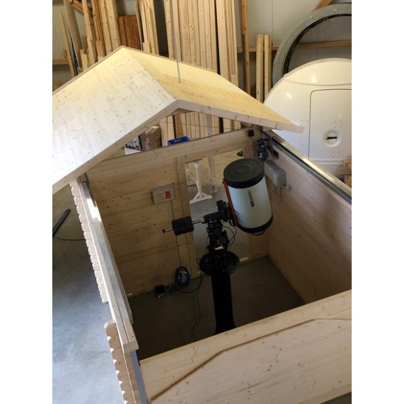 Dome Part Optical wooden sliding roof observatory model GreenLine BIG-32 2.75x2.75M