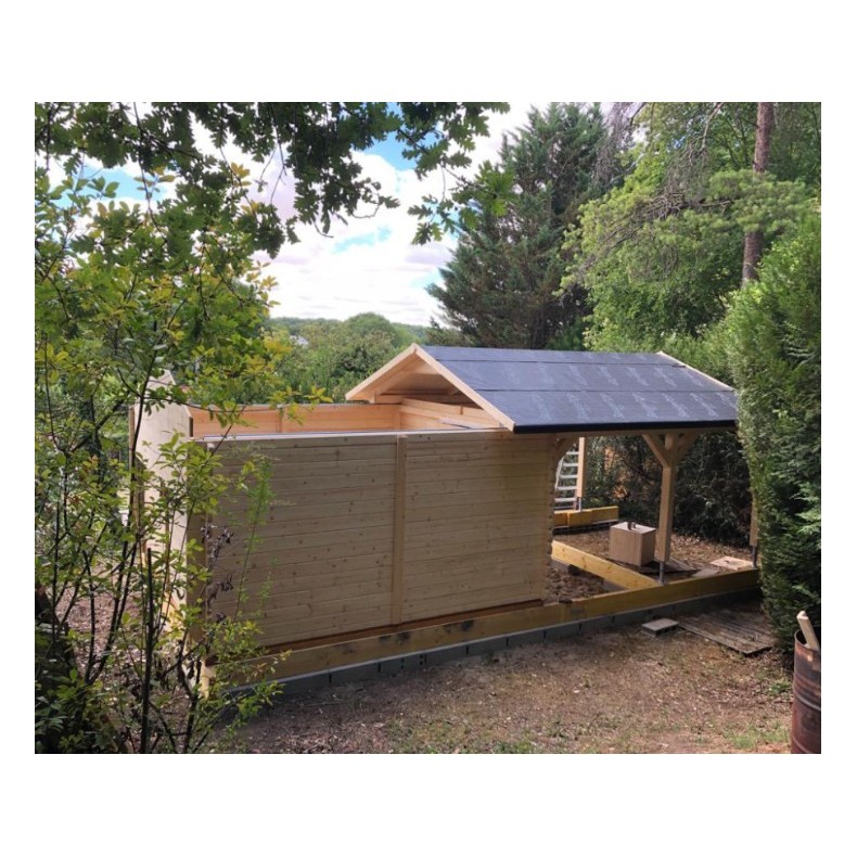 Wooden sliding roof observatory Dome...