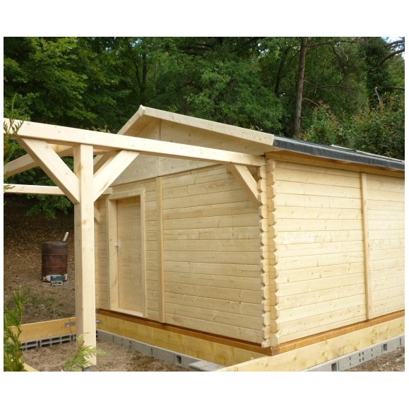 Wooden sliding roof observatory Dome Part Optical model GreenLine MEGA-44 Multitelescopic configuration