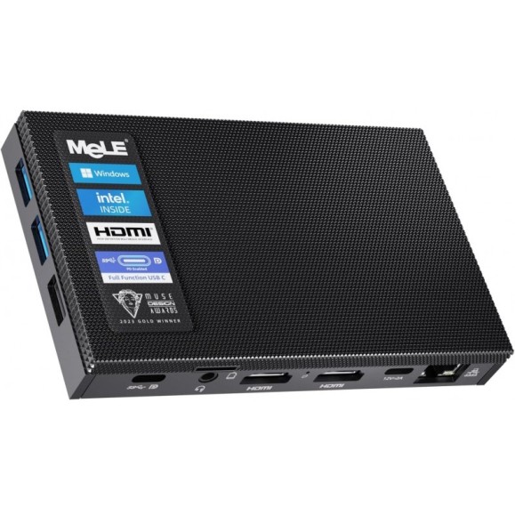 Quieter 4C 16GB/512GB Windows11 PRO Mini PC - MeLE
