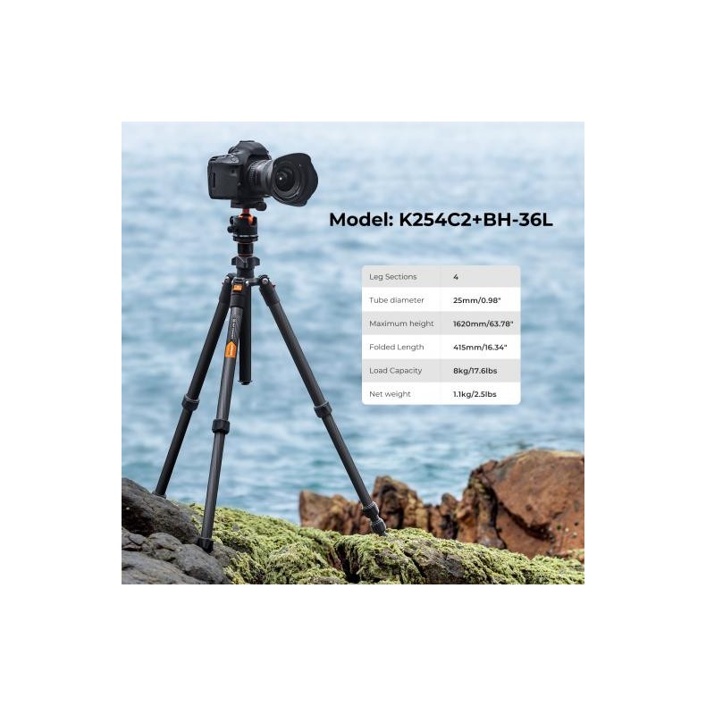 Carbon Fiber Camera Tripod with Ball... Carbon Fiber Camera Tripod with Ball...