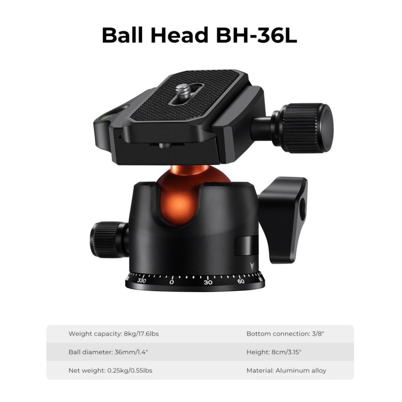 Carbon Fiber Camera Tripod with Ball... Carbon Fiber Camera Tripod with Ball...