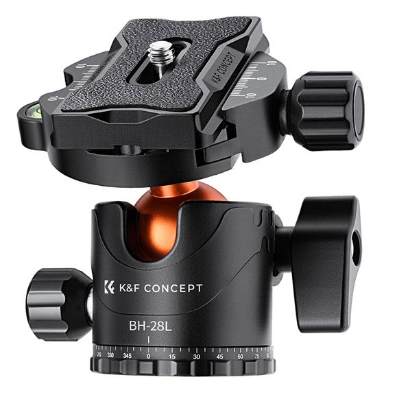 KT254A ALUMINIUM Tripod + BH-28L K&F