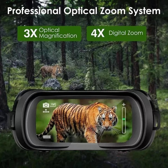 K&F Rechargeable Day & Night Infrared Infrared Night Vision Binoculars