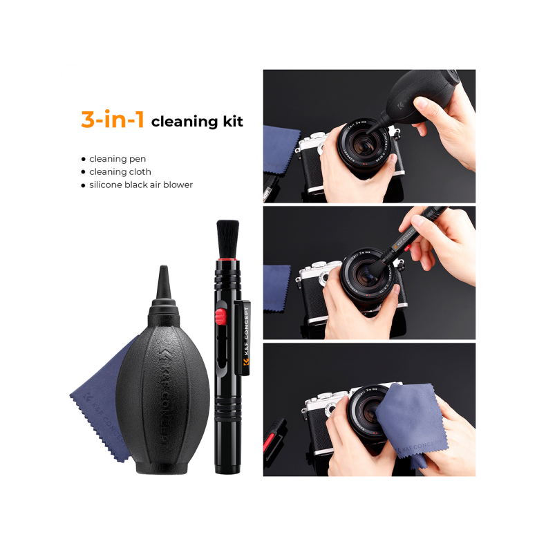 K&F 3 in 1 Cleaning Kit K&F 3 in 1 Cleaning Kit