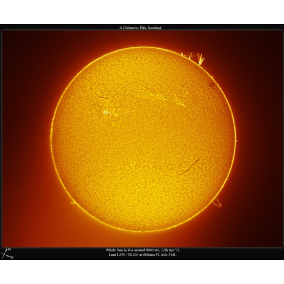 Solar filter LUNT H-Alpha LS50FHa / B1800d1
