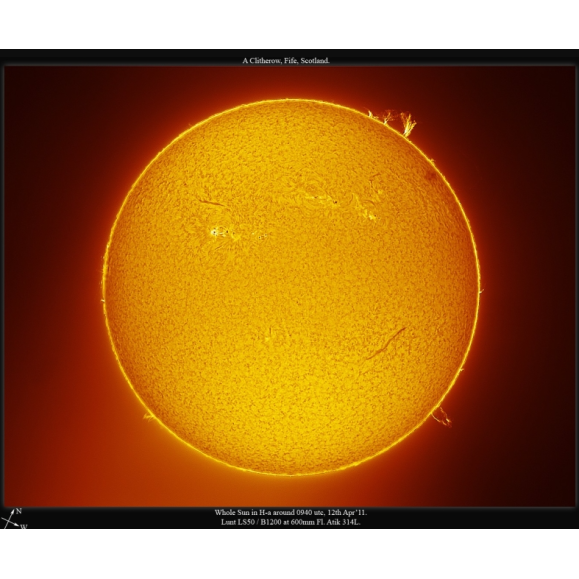 Solar filter LUNT H-Alpha LS50FHa / B1200d2