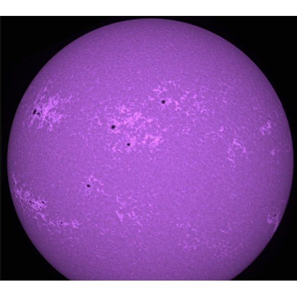 Ca-K LUNT LS18CaKMDs2 filter on extension cylinder