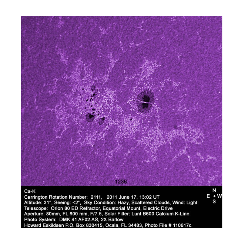 Ca-K LUNT LS12CaKMDd2 90° diagonal... Ca-K LUNT LS12CaKMDd2 90° diagonal...