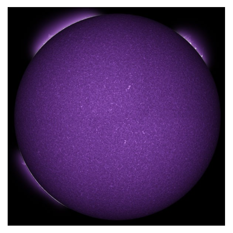 Ca-K LUNT LS6CaKMDs2 filter on... Ca-K LUNT LS6CaKMDs2 filter on...