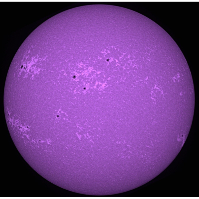 Ca-K LUNT LS6CaKMDs2 filter on... Ca-K LUNT LS6CaKMDs2 filter on...