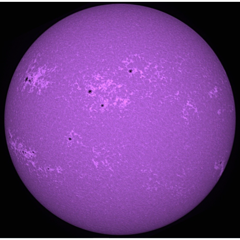 Ca-K LUNT LS6CaKMDs2 filter on... Ca-K LUNT LS6CaKMDs2 filter on...