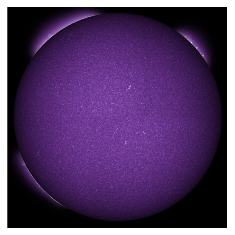 Ca-K LUNT LS6CaKMDd2 filter on 90°... Ca-K LUNT LS6CaKMDd2 filter on 90°...