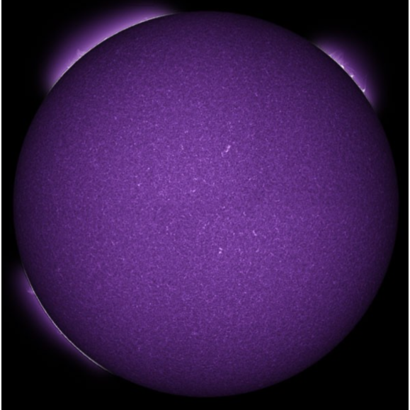 Ca-K LUNT LS6CaKMDd2 filter on 90° zenith prism