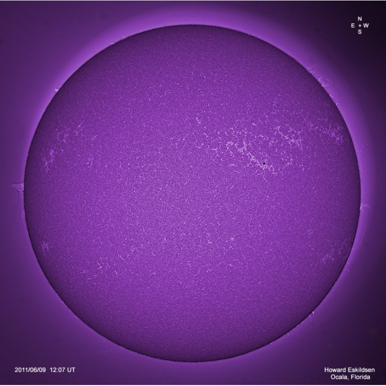 Ca-K LUNT LS6CaKMDd2 filter on 90°... Ca-K LUNT LS6CaKMDd2 filter on 90°...