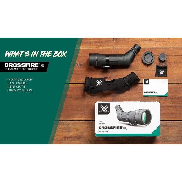 Terrestrial telescope Vortex Crossfire HD 16-48x65 45º