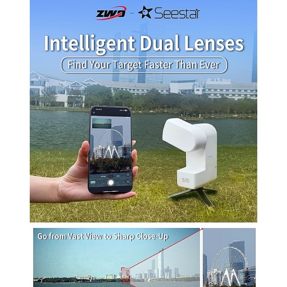 Smart refractor apochromatic telescope SeeStar S30