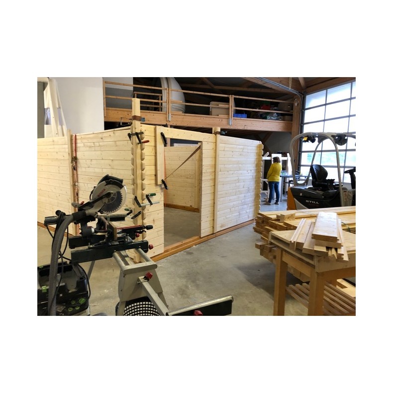 Wooden sliding roof observatory Dome...