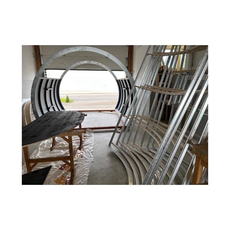 Wooden sliding roof observatory Dome...