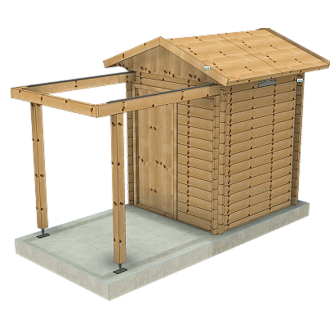 Dome Part Optical wooden...