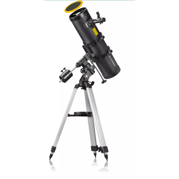 Telescope Bresser Pollux-II N-150/1400 EQ3 with Smartphone Adapter & Solar Filter