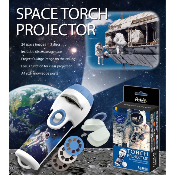 Proyector Space Torch (con caja de discos)