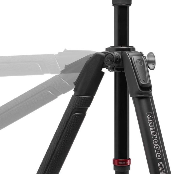 Trípode Manfrotto 055 Aluminio Con Rótula De Vídeo Fluida 502