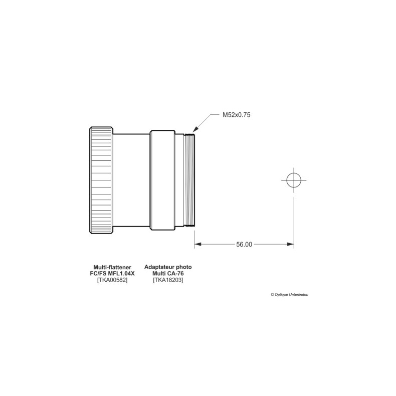 Adapter tube CA-FC-76DCU/DS for... Adapter tube CA-FC-76DCU/DS for...