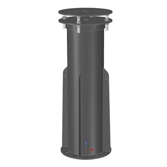Altair Skyshed 8" column (heavy duty with anti-vibration fins)