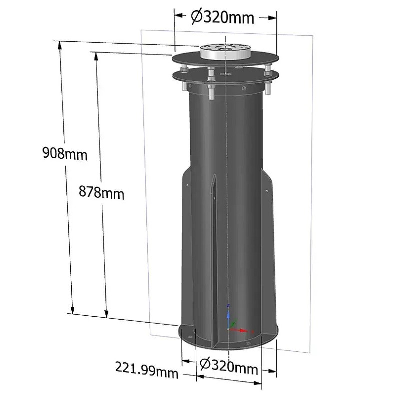 Altair Skyshed 8" column (heavy duty... Altair Skyshed 8" column (heavy duty...